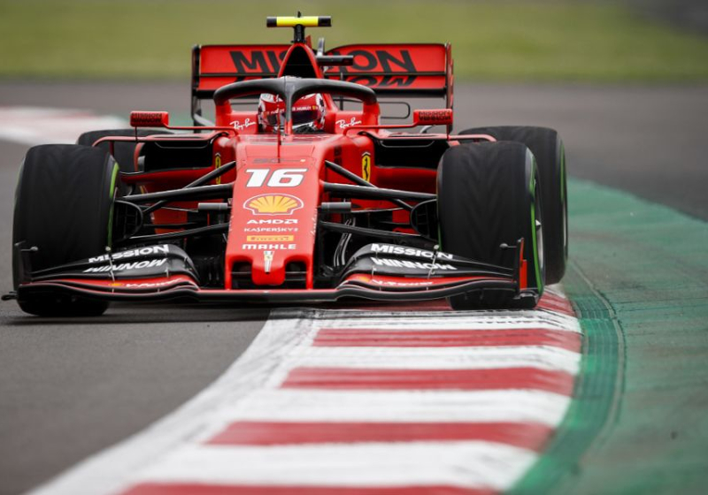 Derde vrije training GP Mexico: Leclerc snelste, Verstappen zesde
