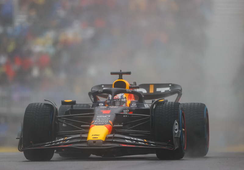 Verstappen sluit natte en rommelige derde vrije training in Canada als snelste af