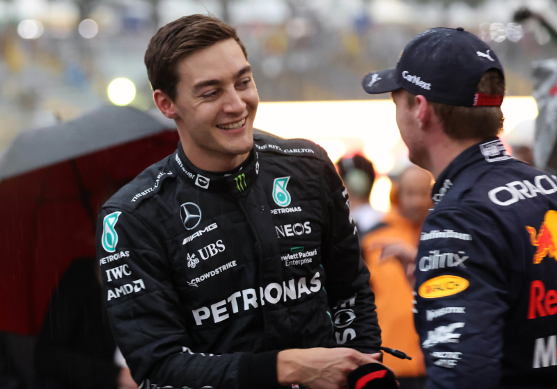 Russell komt toch terug op Verstappen-moment: "Was een beetje zielig"