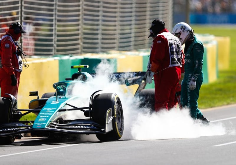 Vettel laments "painful" power unit failure