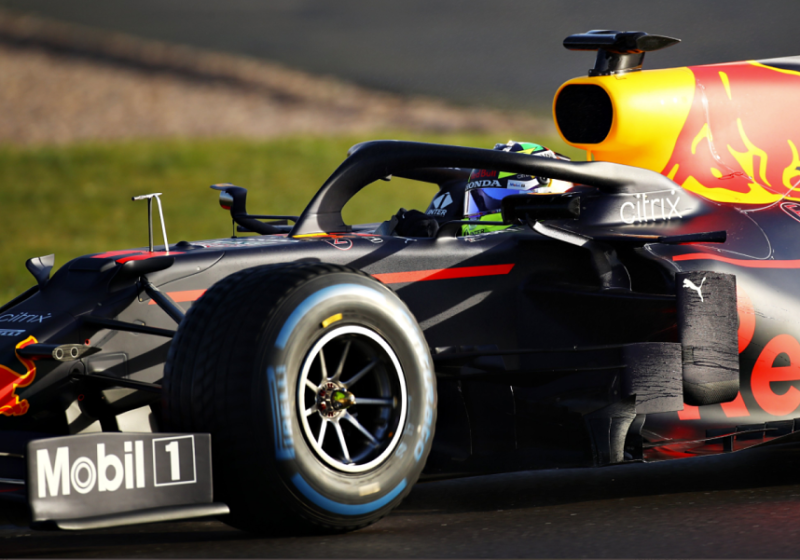 Perez takes to the track with Red Bull - Image gallery
