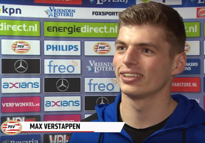 VIDEO: Verstappen geniet van zege PSV op Ajax