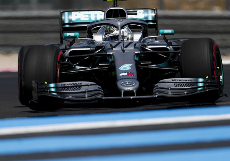 2e vrije training Frankrijk: Mercedes domineert opnieuw, Verstappen P6