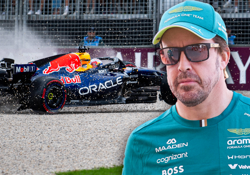 Bezorgde Alonso doet 'medische controle' bij Verstappen voorafgaand aan race