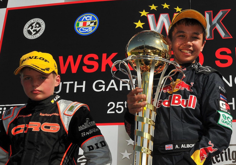 Albon herinnert zich jonge Verstappen: "Die knul die met zijn vader langskwam"