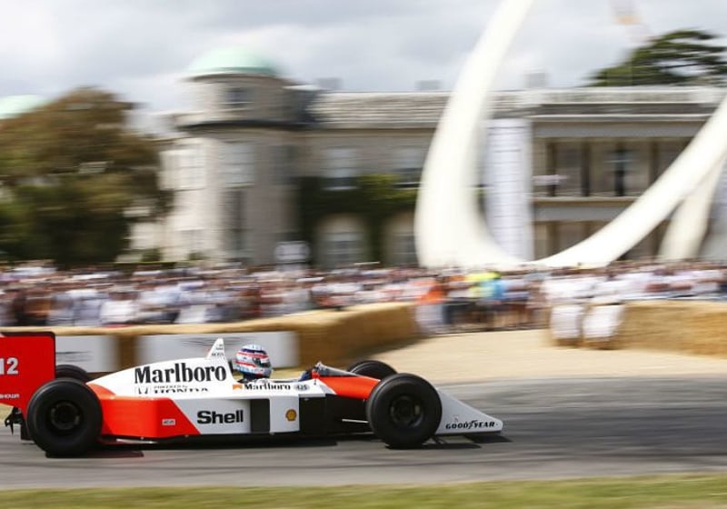 VIDEO: Senna's McLaren MP4/4 gets Goodwood outing