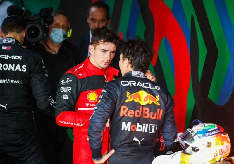 Charles Leclerc considera a Checo Pérez en la pelea por el título