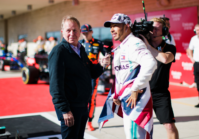 Hamilton has "stopped" Brundle grid-walk talk