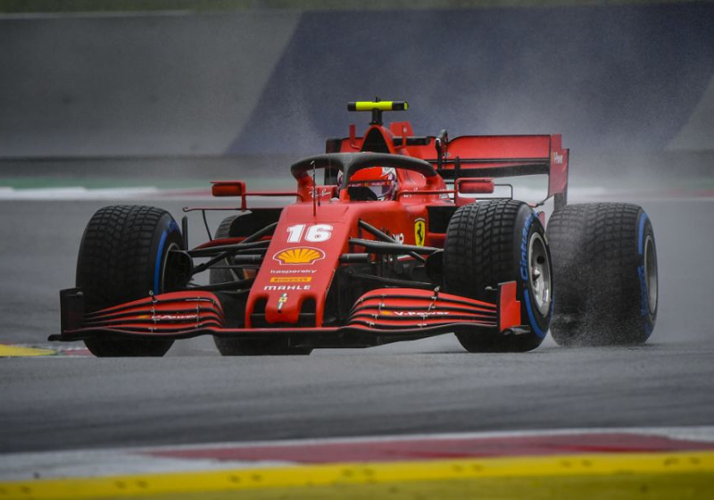 Leclerc given three-place grid penalty for impeding Kvyat