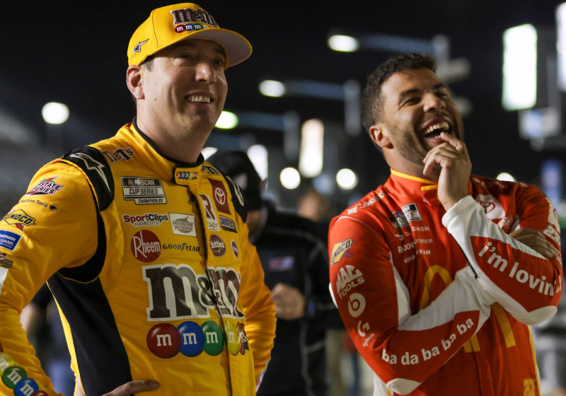 Bubba Wallace's emotional reaction to Kyle Busch passing - "My eyes hurt from all the crying"