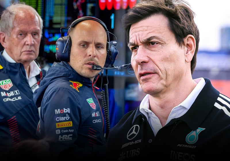 Helmut Marko, GP and Toto Wolff