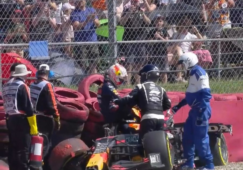 Van der Garde over crash Verstappen: "Mijn mening is nog steeds dat Hamilton fout zat"