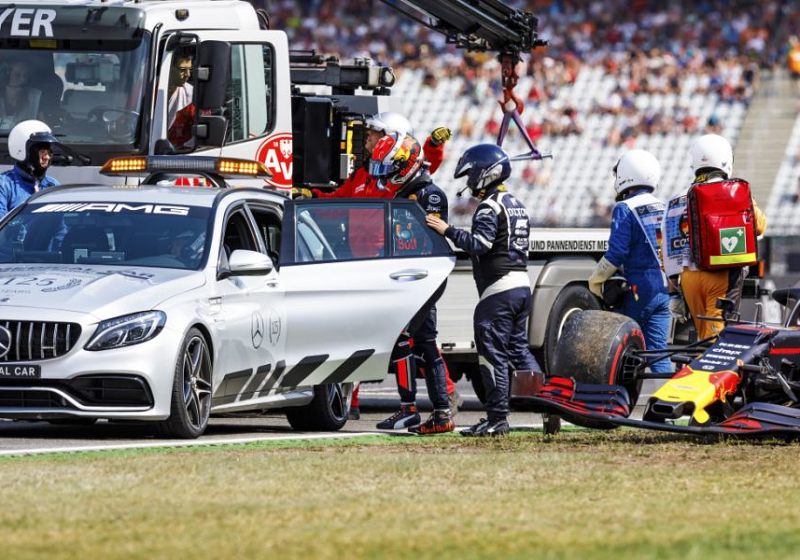 Horner baalt van crash Pierre Gasly: "Irritant ongeluk"