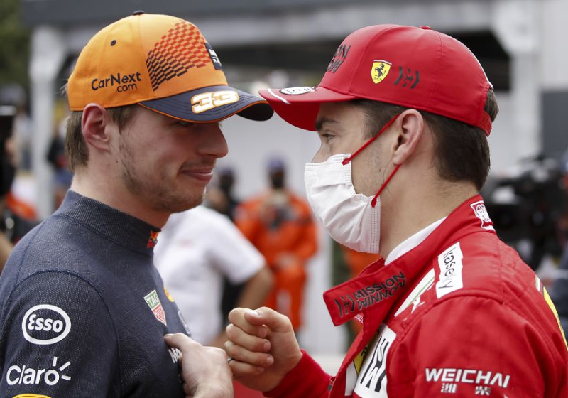 Leclerc heeft favoriet voor de titel: "Zou fantastisch zijn om Verstappen te zien winnen"