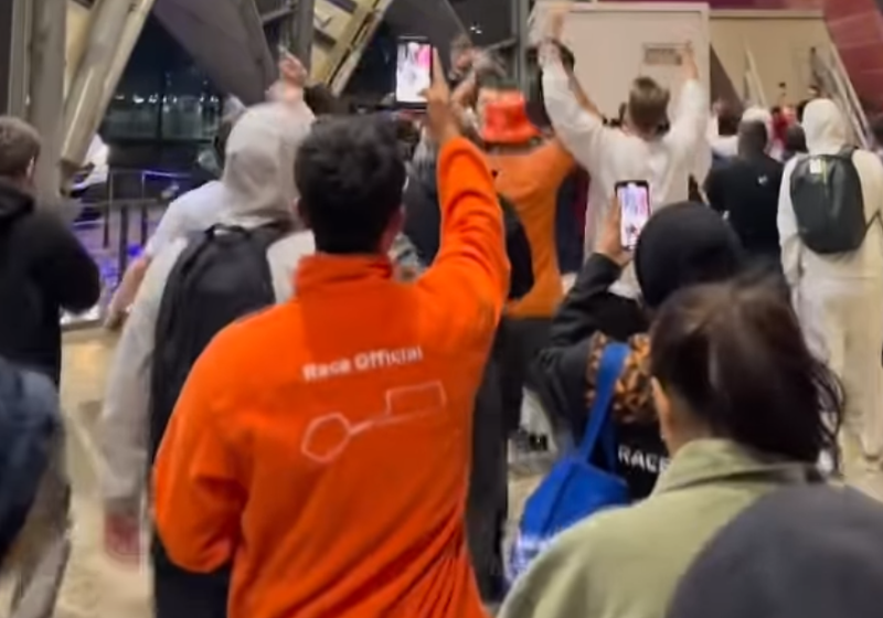 Azerbeidzjanen richten zich massaal tot Verstappen na Martin Garrix-concert