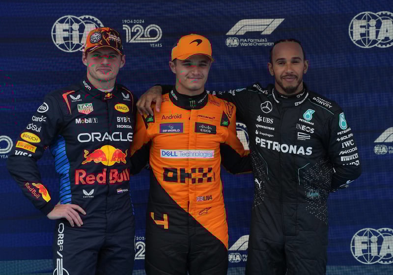 Parrilla de salida para el GP de España 2024 de la F1