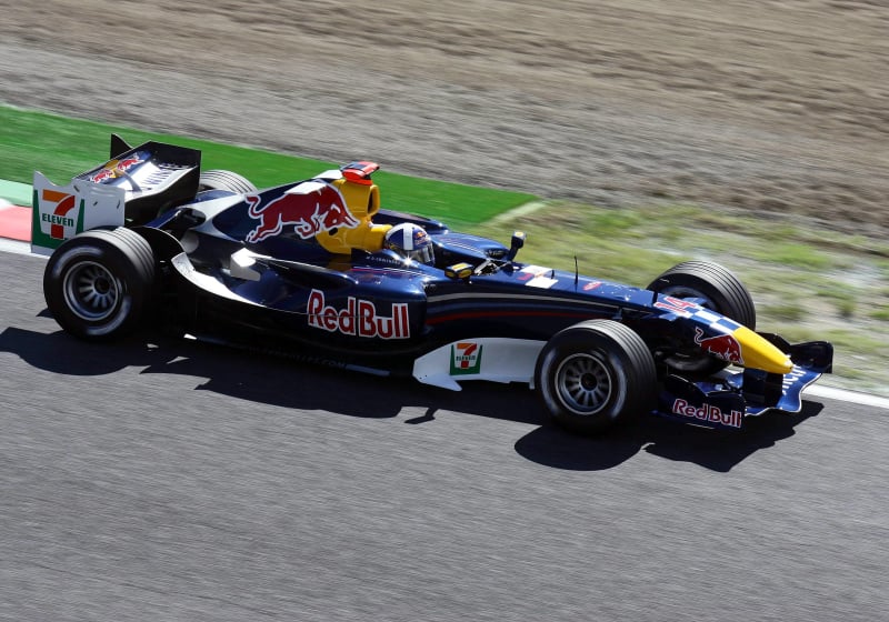 David Coulthard drives his Red Bull at the 2006 Japanese Grand Prix