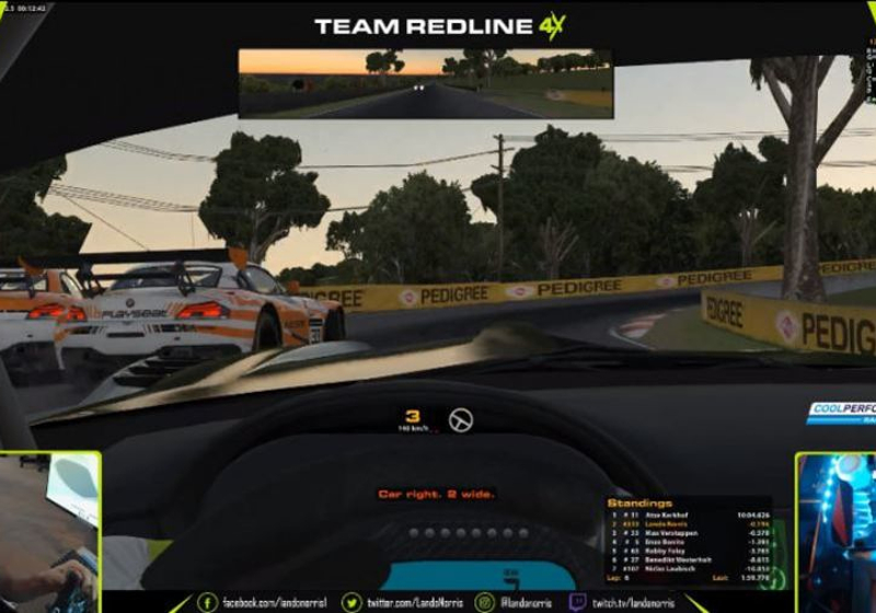 VIDEO: Verstappen and Norris iRacing Bathurst 12H ended in farce