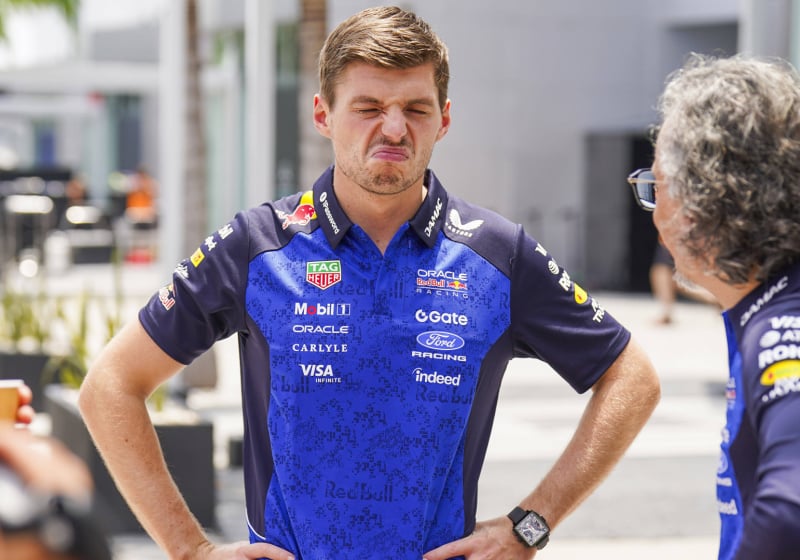 Awkward silence at Bahrain Grand Prix as F1 make Max Verstappen blunder