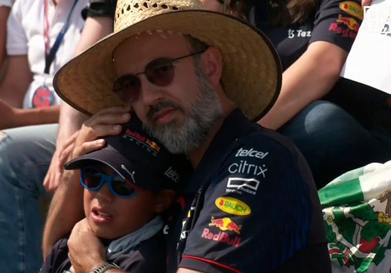 Drama en las gradas tras el accidente de Sergio Pérez en México