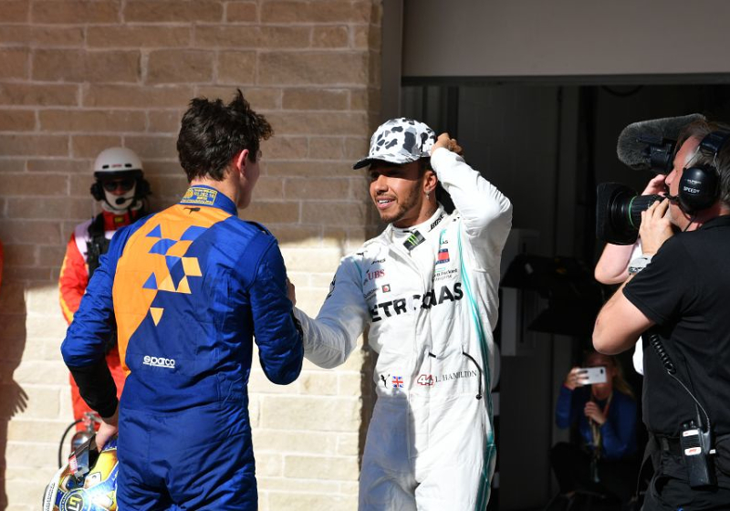 Norris: 'Wil zeggen dat ik Hamilton zou verslaan, maar ben niet zo zelfverzekerd'