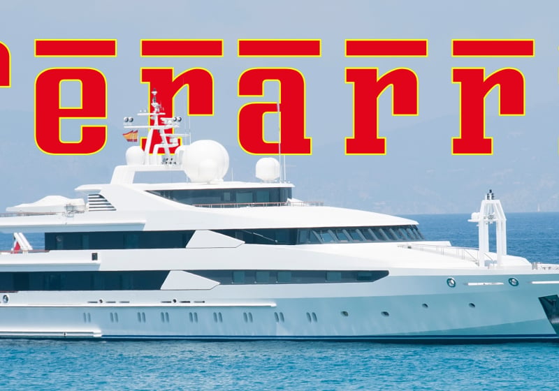 You've heard of the hypercar, now meet the Ferrari hyperyacht