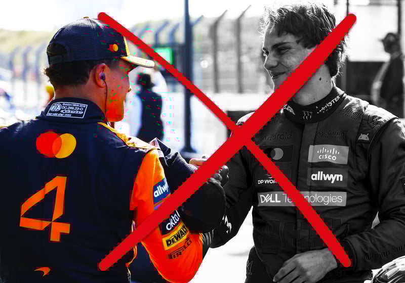 Lando Norris and Oscar Piastri