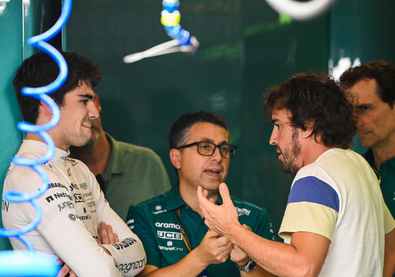 Aston Martin: "Stroll fue más rápido que Alonso en algunas carreras"