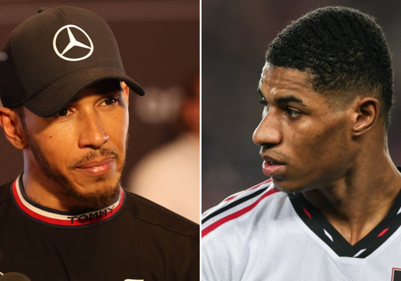 Lewis Hamilton y Marcus Rashford intercambian elogios en redes sociales