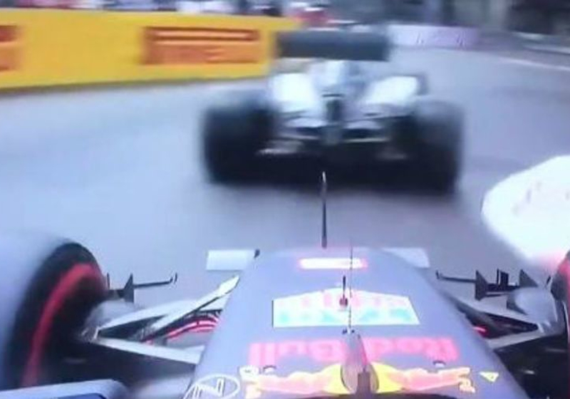 FLASHBACK: Hamilton committing Vettel's offence... with no penalty!