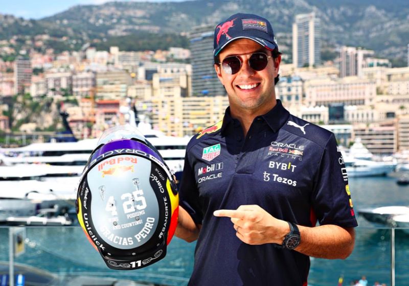 Top 5 cascos de Checo en su carrera