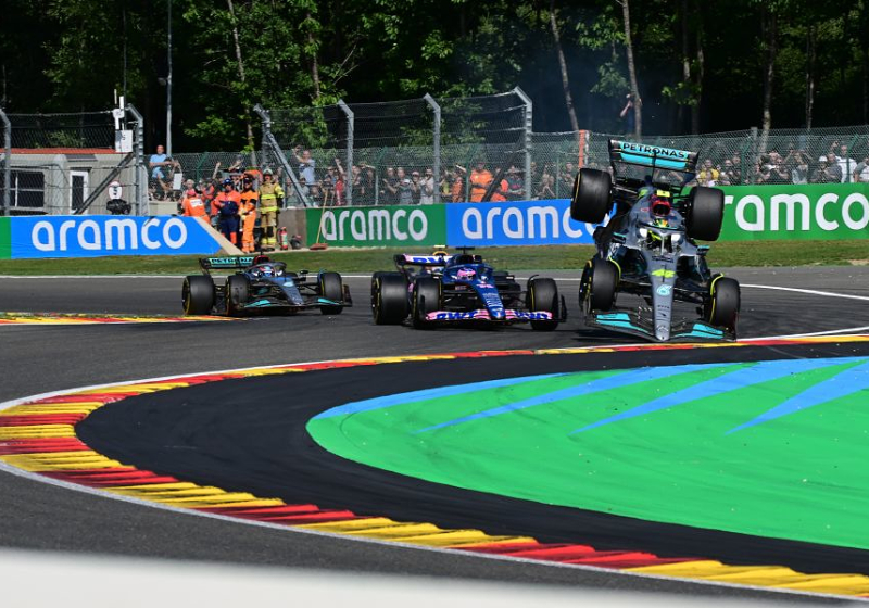 ¿Qué tan fuerte fue el accidente de Lewis Hamilton en Bélgica?