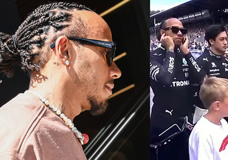 Hamilton onder vuur op social media na tonen 'disrespect' richting Oostenrijks volkslied