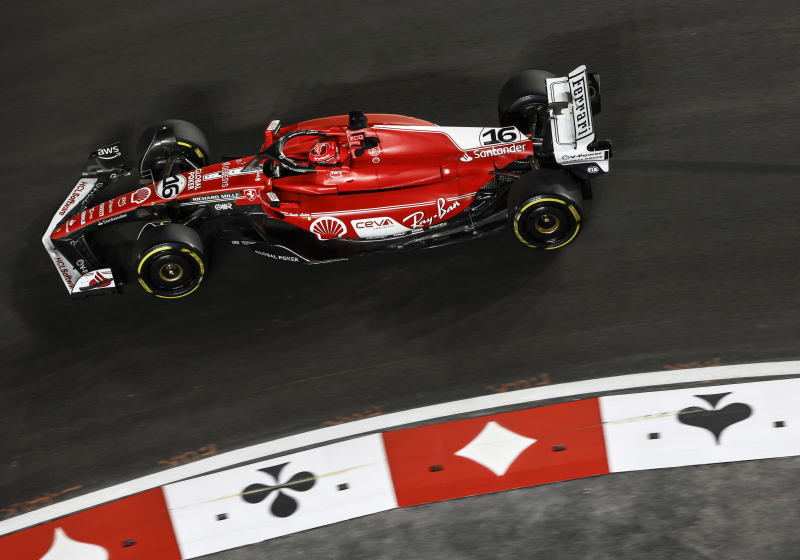 Leclerc se lleva la pole para el GP de Las Vegas; Sainz, 2º