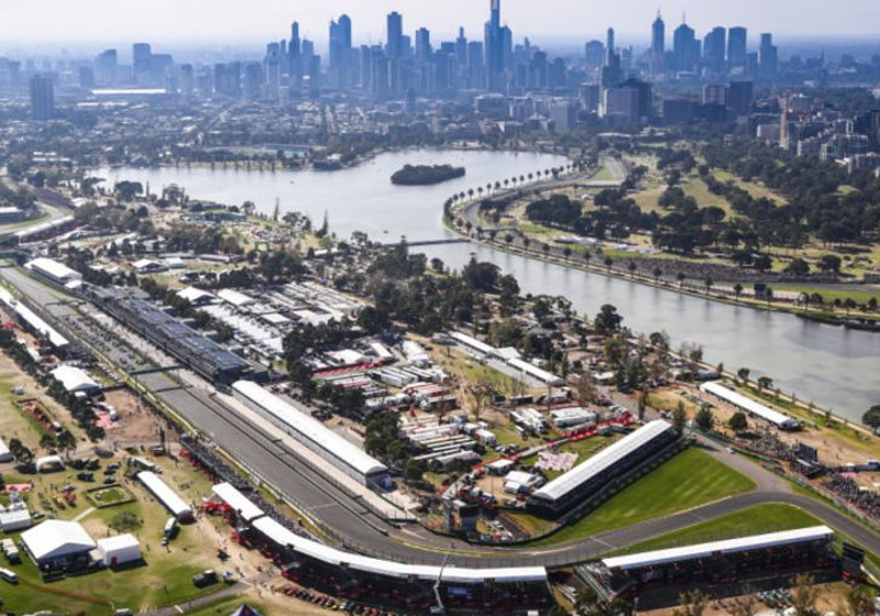 De layout en DRS-zones van de Grand Prix van Australië