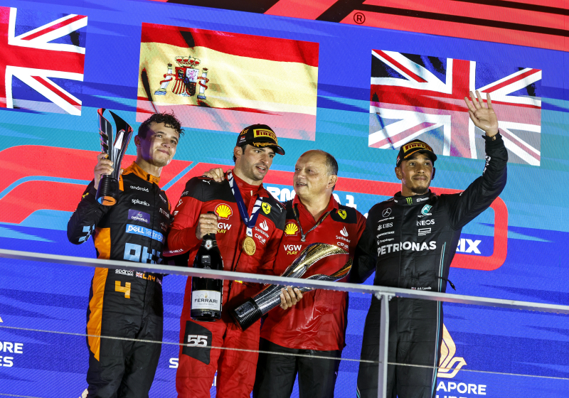 Power Rankings Singapur: Sainz, recompensado; Checo y Alonso, fuera