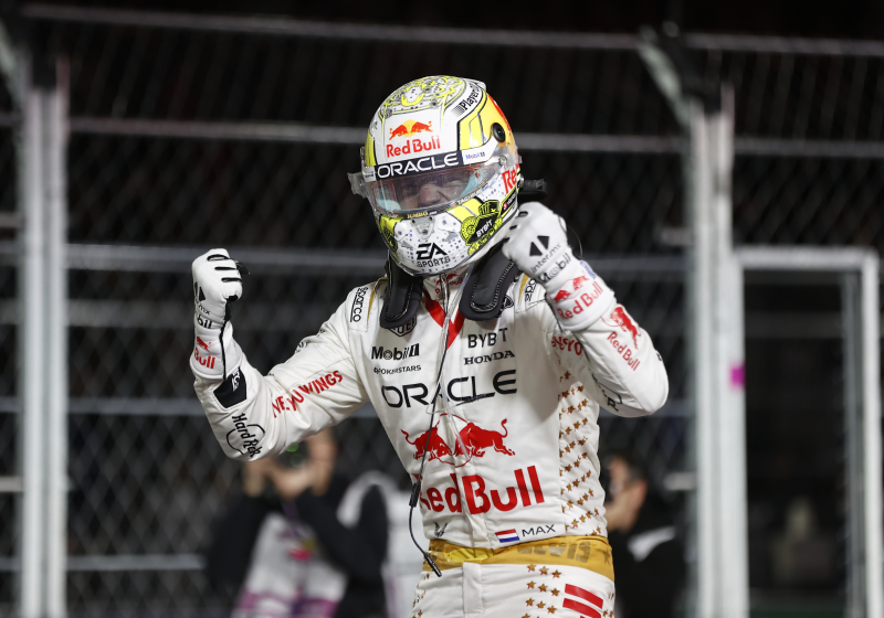 Verstappen rijdt stokoud record uit 1963 uit de boeken in Las Vegas