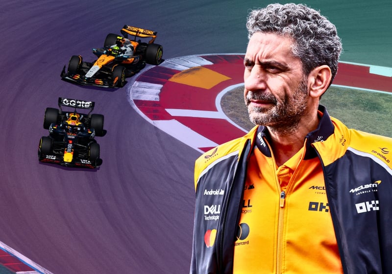 Stella with Verstappen and Norris