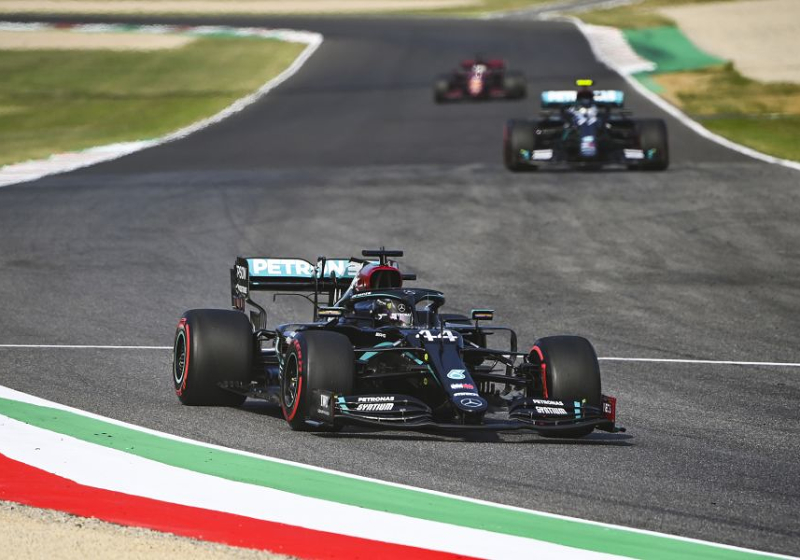 Pole number 95 for Hamilton as he again beats Mercedes team-mate Bottas, Leclerc fifth