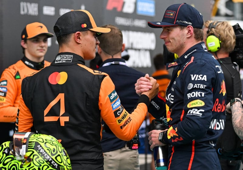 Lando Norris, Max Verstappen, McLaren, Red Bull, Spanish GP, 2025