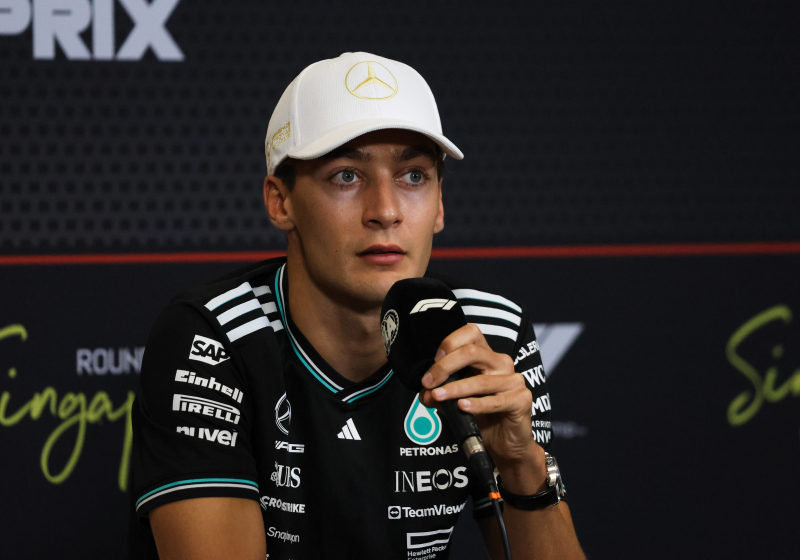 George Russell, Singapore GP, 2025, generic