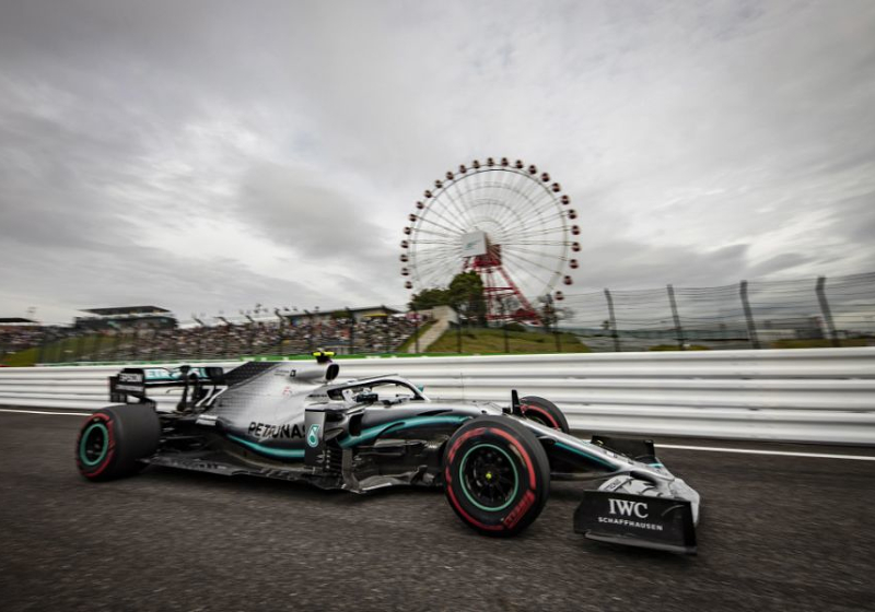 Grand Prix van Japan: Bottas trekt aan het langste eind, Vettel knap tweede