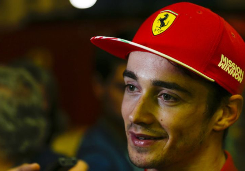 Leclerc not feeling the nerves with Ferrari