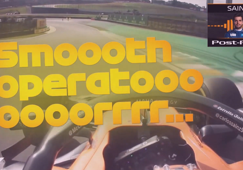 Dit is het verhaal achter de 'Smooth Operator' grap van Carlos Sainz