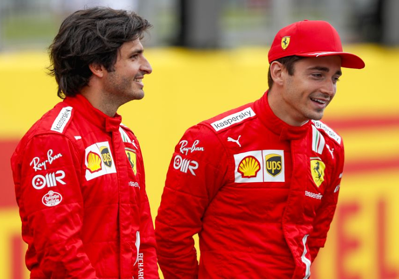 Leclerc-Sainz dynamic 'pushes Ferrari forward'