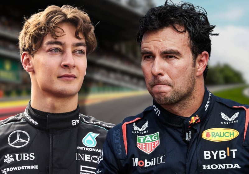 George Russell, Sergio Perez, 2024, Generic