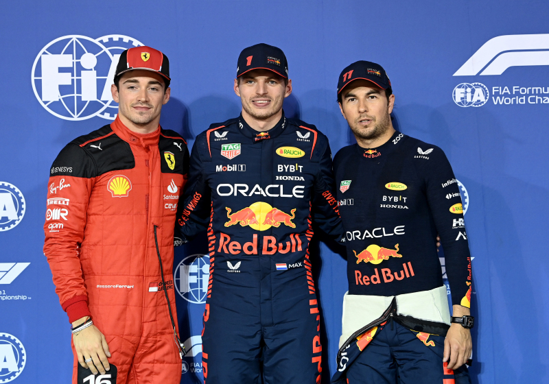 Zo reageert het internet op de pole position van Verstappen in Bahrein