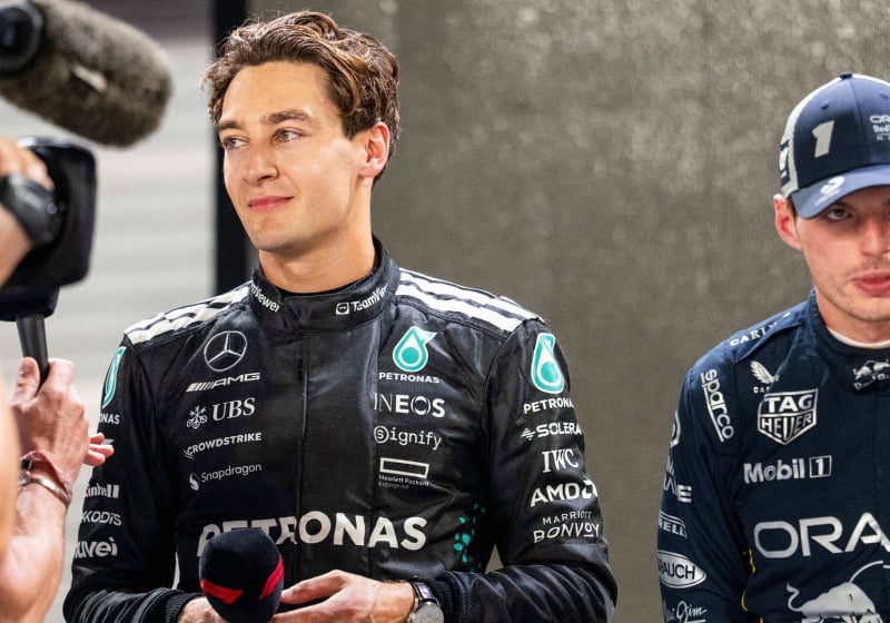 George Russell, Max Verstappen, Mercedes, Red Bull, Singapore, 2025