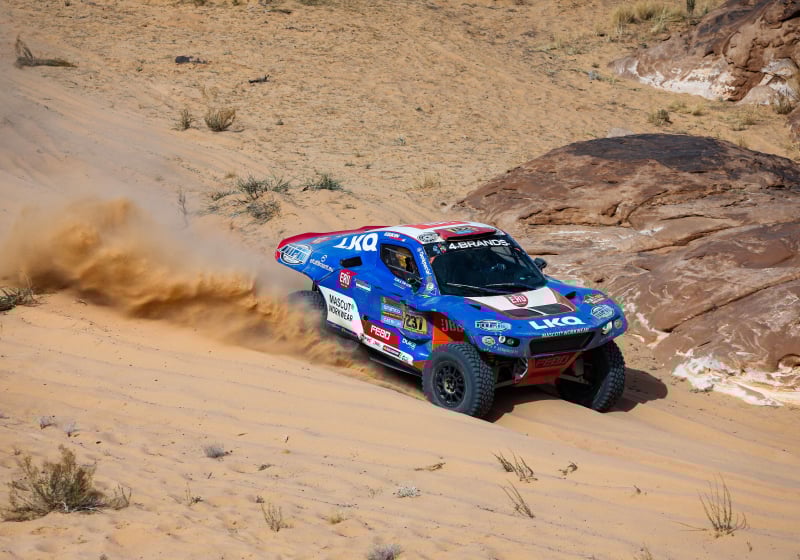 Tim and Tom Coronel on Stage 5 of Dakar