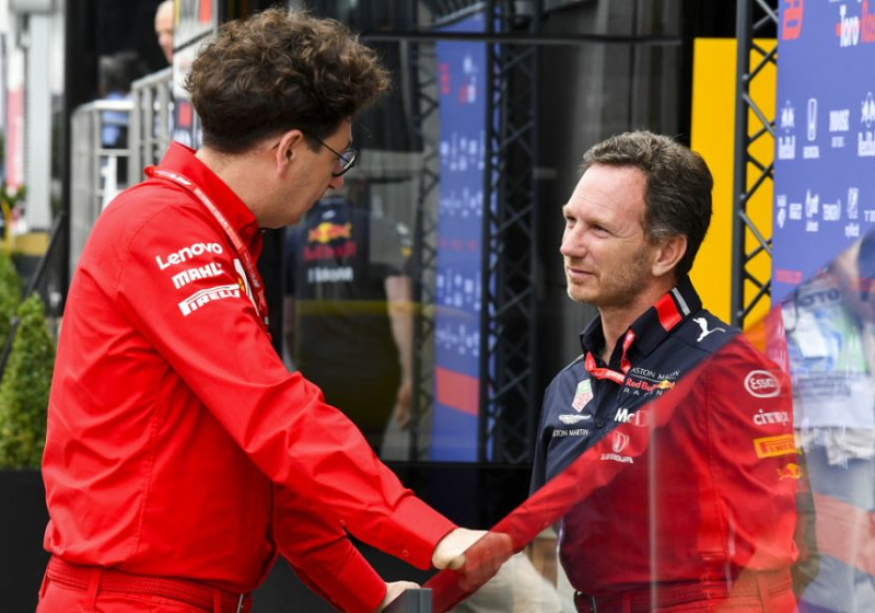 Boze Binotto brengt bezoek aan Red Bull na beschuldigingen over Ferrari